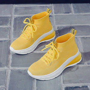 New Platform Sneakers Women Stylish Thick Sole Running Shoes Height Increasing 8 CM Chunky Sport Shoes Woman Chaussures Femme