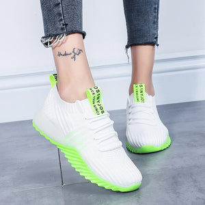 Summer Breathable Sneakers Woman Sports Shoes Sport Women's Running Shoes 2019 White Zapatos Mujer Fitness Tennis Training B-261