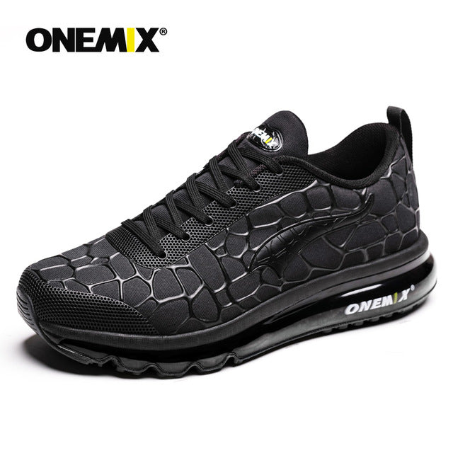 ONEMIX Men's Yellow Sport Running Shoes Breathable Road Running Shoes Outdoor Male Athletic Sport Walking Air Cushion Sneakers