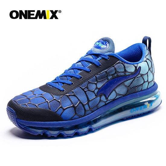 ONEMIX Men's Yellow Sport Running Shoes Breathable Road Running Shoes Outdoor Male Athletic Sport Walking Air Cushion Sneakers