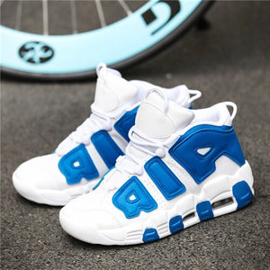 Comfortable Basketball Shoes For Men Lace-Up Sports Shoes Air Cushion Zapatillas Hombre Breathable Mens Shoes Athletic Sneakers