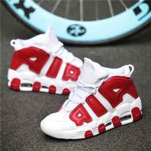 Comfortable Basketball Shoes For Men Lace-Up Sports Shoes Air Cushion Zapatillas Hombre Breathable Mens Shoes Athletic Sneakers