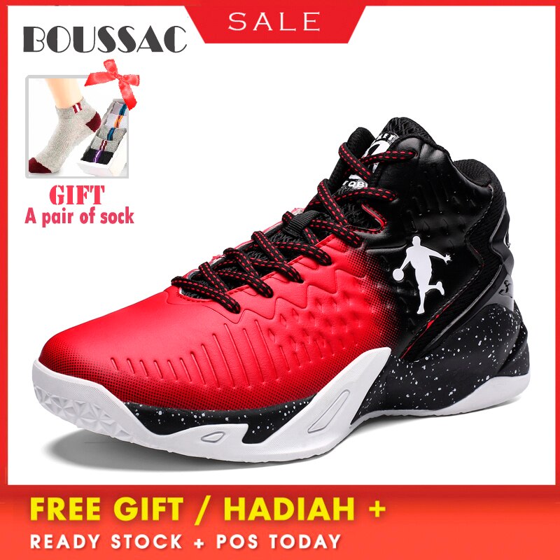 BOUSSAC High-end Basketball Shoes Jordan Light Men's Basketball Shoes Tights Waterproof Basketball Shoes For Outdoor Sports