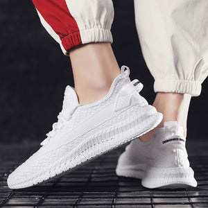 Spring Men Shoes Rubber Shoes Sneakers Men's Running Shoes Wear-Resistant Casual Shoes Men's Korean-style Trendy Shoes Travel Tr