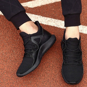 2019 White Breathable Man Casual Shoes Tenis Masculino Adulto Comfortable Male Sneakers Black Big Size Baskets Homme AS-61