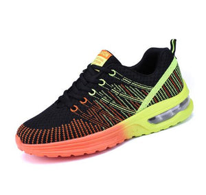 Fashion Women Lightweight Sneakers Running Shoes Outdoor Sports Shoes Breathable Mesh Comfort Running Shoes Air Cushion Lace Up