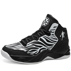 Basketball Shoes Men High-top Sports Air Cushion Jordan Basketball Athletic Mens Shoes Comfortable Breathable Retro Sneakers