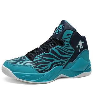 Basketball Shoes Men High-top Sports Air Cushion Jordan Basketball Athletic Mens Shoes Comfortable Breathable Retro Sneakers