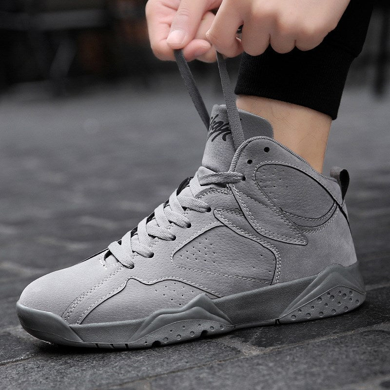 2020 New basketball Shoes Men High-top Sports Cushion Retro Hombre Athletic Mens Sport Shoes Comfortable Mens Sneakers Black