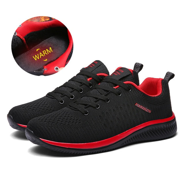 UEXIA Shoes for Men Summer Mesh Men Sneakers Lace Up Low Top Hollow Footwear Breathable Sale Sport Trainers Zapatillas Hombre