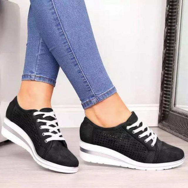 Autumn Women Flat Bling Sneakers Casual Vulcanized Shoes Female Lace Up Ladies Platform Comfort Crystal Loafers Zapatos De Mujer