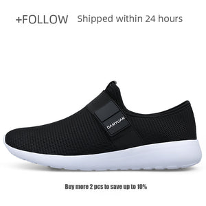 2019 Men's Casual Shoes Mesh Lightweight Breathable Sports Running Shoes Fashion Comfortable Walking Shoes Man Flats Sneakers