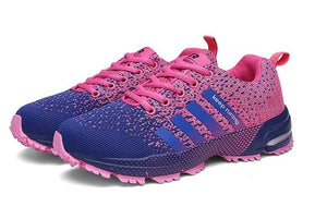 2019 Unisex Running Outdoor Breathable Shoes Women Lightweight Sports Sneakers for Men Medium(B,M) Breathable Rubber Shoes