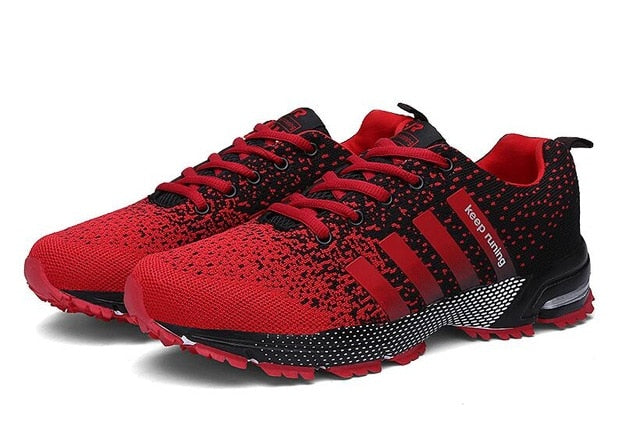 2019 Unisex Running Outdoor Breathable Shoes Women Lightweight Sports Sneakers for Men Medium(B,M) Breathable Rubber Shoes