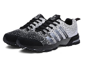 2019 Unisex Running Outdoor Breathable Shoes Women Lightweight Sports Sneakers for Men Medium(B,M) Breathable Rubber Shoes