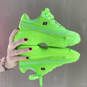 Candy-Colored Fashion Sneakers Women Mesh Ventilation Comfortable Casual Shoes Fashion Female Trainers Ulzzang Shoes Woman