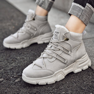 Women's Boots Comfortable Warm Sneakers Winter High Quatily Sports Trend Running Shoes Outdoor Jogging Shoes Zapatillas Muier