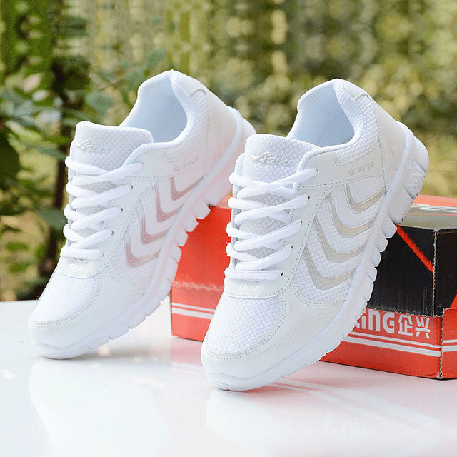 women sports shoes 2020 fashion running shoes women zapatos de mujer air mesh breathable outdoor women sneaker white shoes woman