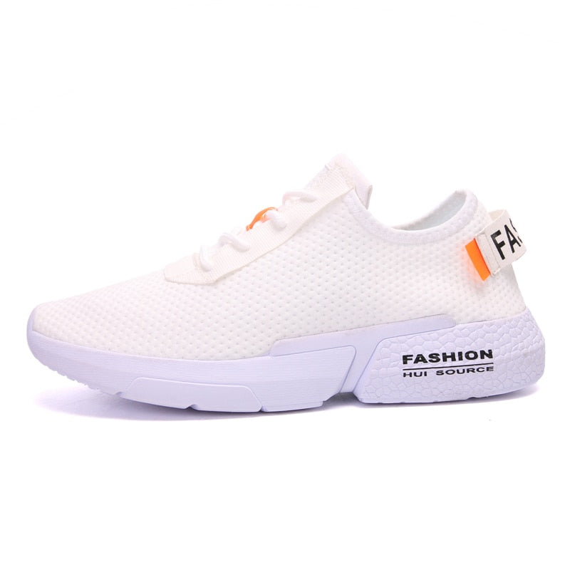 Lycra Sneakers Man Popcorn Sole Zapatillas Hombre Light Jogging Shoes Breath Summer Spring Autumn Run Dropshipping Mens Shoes