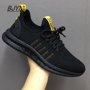 2019 new casual single shoes Korean version of the comfortable wild soft bottom running shoes sports shoes men sneakers