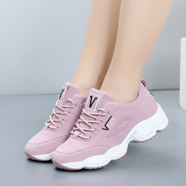 HILYAA New Sneakers Woman Winter Ankle Vulcanized shoes Warm Thick Plush Suede Female PU Leather Outdoor Sneakers  Fur Women