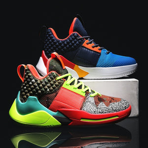 New Men's Jordan Basketball Shoes Damping Men Sports Sneakers High Top Breathable Light Trainers Shoes Male Outdoor Jordan Shoes