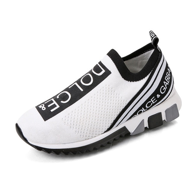 Men Running Shoes 2020 New Women Slip on Fitness Sneakers Outdoor Sport Jogging Walking Shoes Unisex Sock Shoes Chaussures Femme