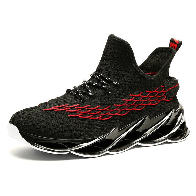 Trend Blade Cushioning Sport Shoes Breathables Running Shoes for Men Jogging Sneakers Lace Up 360 Walking Man Shoes