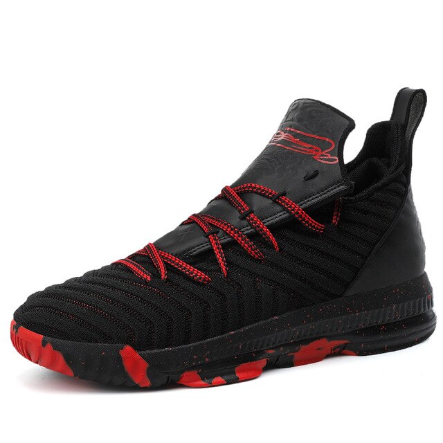 Men's Shoes 2019 New Size Couple Shock Absorbing Basketball Shoes Fly Weave Breathable Student Shoes retro jordan shoes