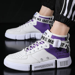 2019 Fashion Vulcanized Sneakers Men Casual Shoes High Top Canvas Shoes Trainers Adult Men Footwear Plus Size 39-46 Air Force 1