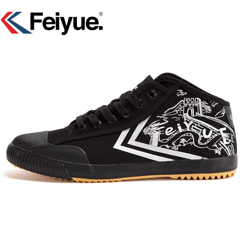 Feiyue new High Black shoes Kungfu Retro Martial Arts Shoes women men sneakers