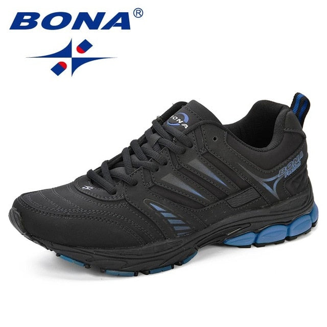 BONA New Design Style Men Shoes Breathable Popular Men Running Shoes Outdoor Sneaker Sports Shoes Comfortable Free Shipping