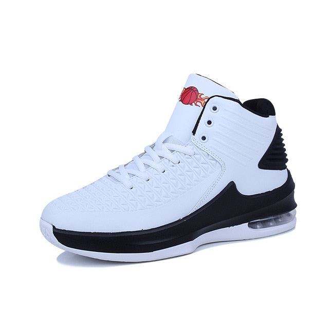 Basketball Shoes Men High-top Sports Air Cushion Jordan Retro Basketball Athletic Mens Shoes Comfortable Breathable Sneakers